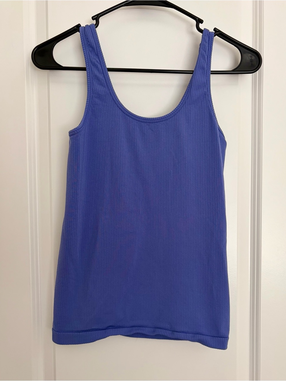 Athleta Purple Ribbed Tank Top